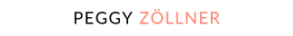 Logo von Peggy Zöllner. Schriftzug mit dem Namen Peggy Zöllner